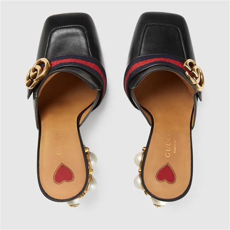 gucci mule sneaker|Gucci high heel mules.